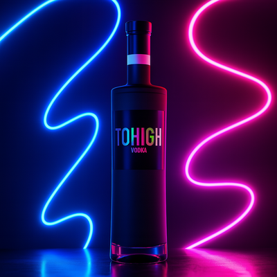 TOHIGH VODKA - BLACK