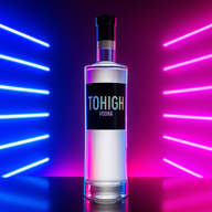 TOHIGH ORIGINAL Vodka – klarer, hochwertiger Vodka (0,7L, 37,5 %) – 5-fach destillierter Premium-Vodka für puren Genuss oder Cocktails – bester Vodka aus Deutschland