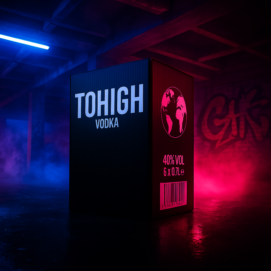 Original TOHIGH VODKA Kiste – 6 Flaschen Frechheit in Schwarz. Für Bars, Festivals oder dein nächstes Fiasko.

SEO-Keywords: Vodka Kiste kaufen, TOHIGH VODKA Set, 6er Pack Vodka, Festival Getränke Kiste
