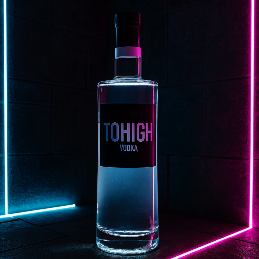 Limitierte TOHIGH Vodka Flasche mit versteckter Kapsel – mit etwas Glück wartet darin eine echte Rolex. Premium, provokant, exklusiv.